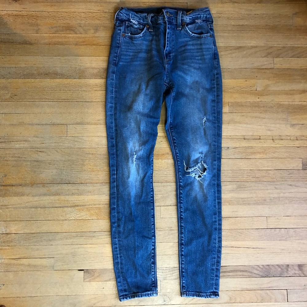 Lucky Brand Bridgette Skinny Distressed ORTA Jeans